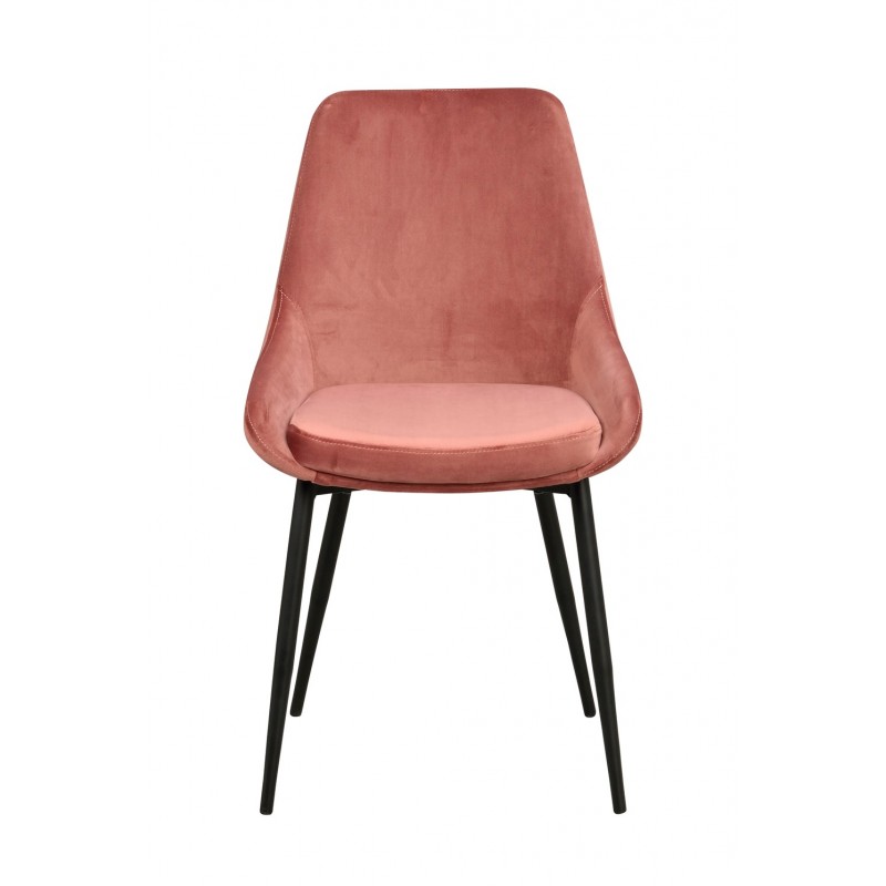 RO Sier Dining Chair Pink Velvet